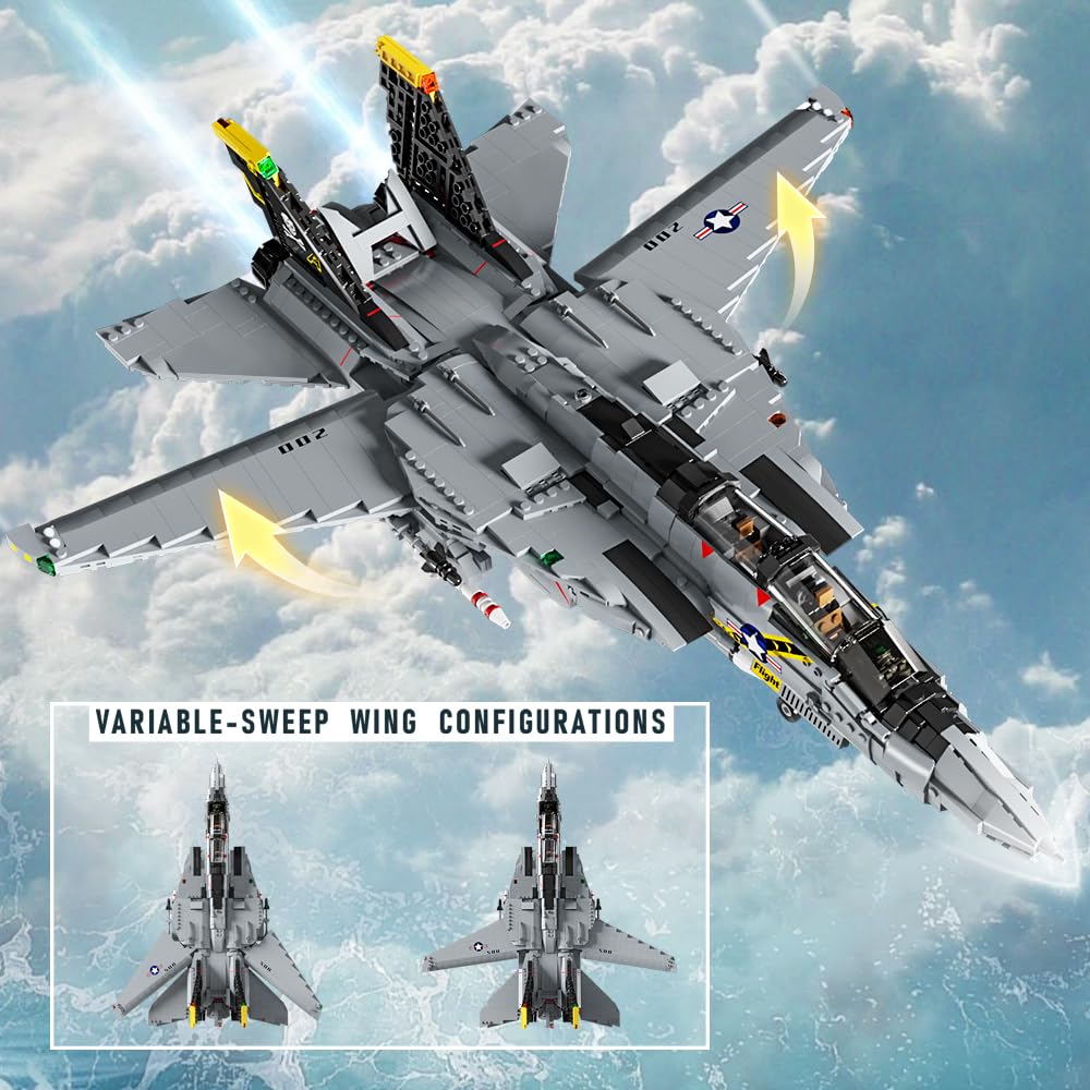 Amazon.co.jp: MISINI M8021 F-14 トムキャットファイタージェット
